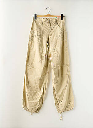 Pantalon larg bej SCHOOL RAG femeie