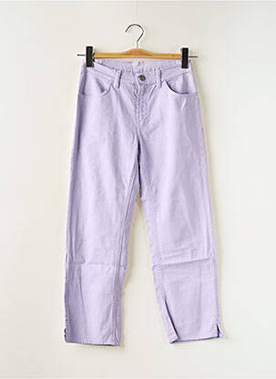 Pantalon 7/8 elasticitate mărime normală violet SCHOOL RAG femeie