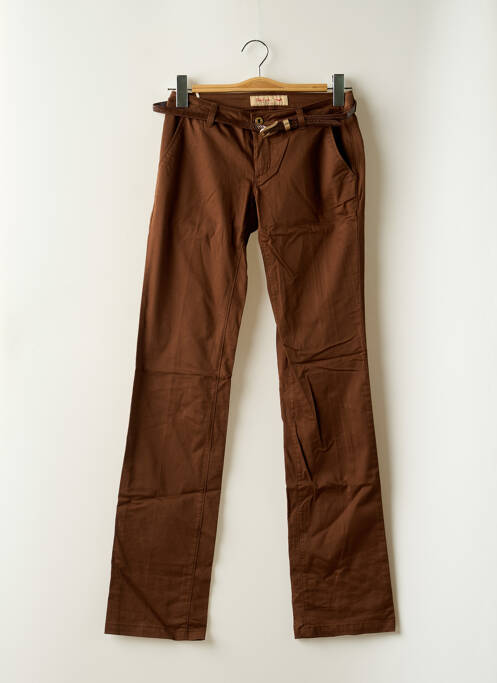 Pantalon chino maro SALSA femeie