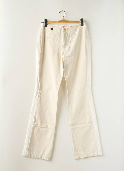 Pantalon evazat bej SCHOOL RAG femeie