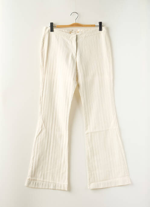 Pantalon evazat bej SCHOOL RAG femeie