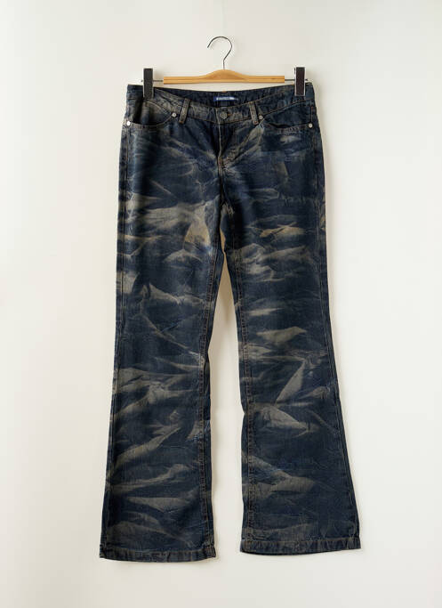 Blugi cu croială evazată albastru SCHOOL RAG femeie