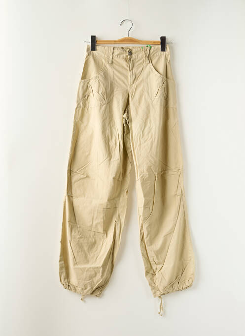 Pantalon larg bej SCHOOL RAG femeie