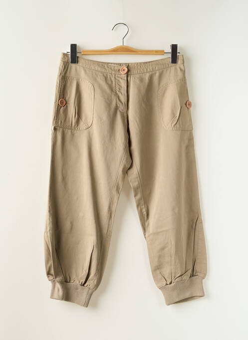 Pantalon trei sferturi bej SESSUN femeie