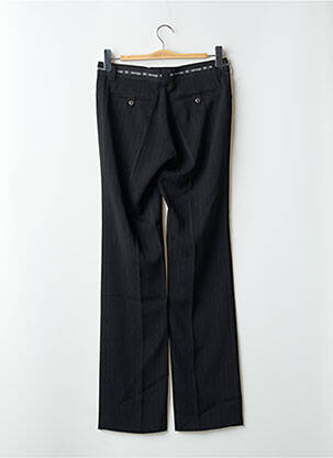 Pantalon drept închidere cu fermoar sub clapetă cu cârlig talie joasă negru ATERRISAGE femeie