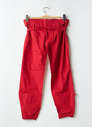 Pantalon 7/8 țesătură poplin mărime normală roșu BE YOU K femeie