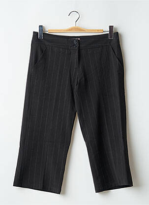 Pantalon trei sferturi negru NEW COLLECTION femeie