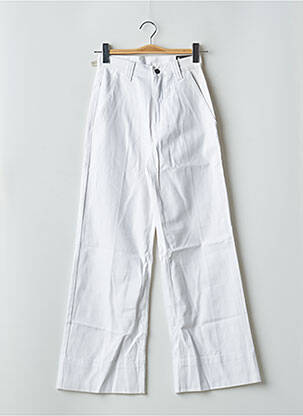 Blugi cu croială evazată alb CHEAP MONDAY femeie