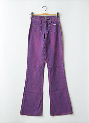 Blugi bootcut talie înaltă talie înaltă violet CIMARRON femeie