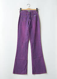 Blugi bootcut talie înaltă talie înaltă violet CIMARRON femeie