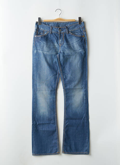 Blugi bootcut albastru DDP femeie