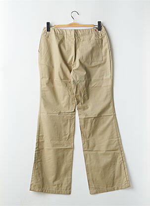 Pantalon drept țesătură poplin mărime normală verde TEDDY SMITH femeie
