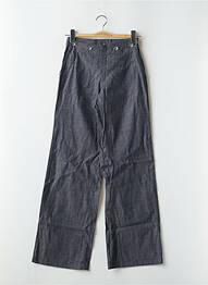 Pantalon evazat elasticitate talie înaltă albastru TEDDY SMITH femme