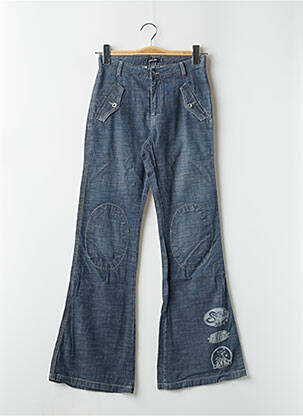 Blugi cu croială evazată albastru TEDDY SMITH femeie