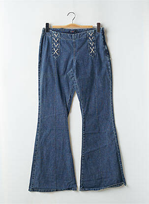 Blugi cu croială evazată albastru TEDDY SMITH femeie