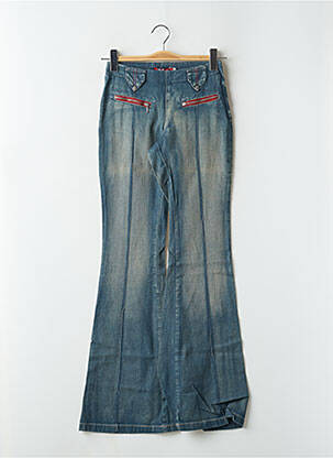 Blugi cu croială evazată albastru TEDDY SMITH femeie