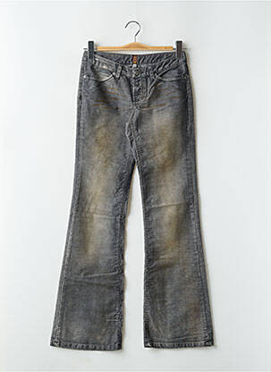 Pantalon evazat elasticitate talie joasă gri TEDDY SMITH femeie