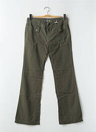 Pantalon evazat talie joasă talie joasă verde TEDDY SMITH femme