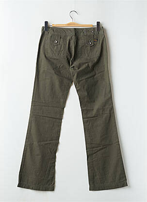 Pantalon evazat talie joasă talie joasă verde TEDDY SMITH femeie