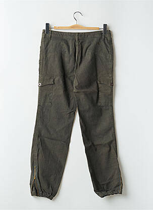 Pantalon cargo strânsă pe partea de jos mărime normală verde TEDDY SMITH femeie