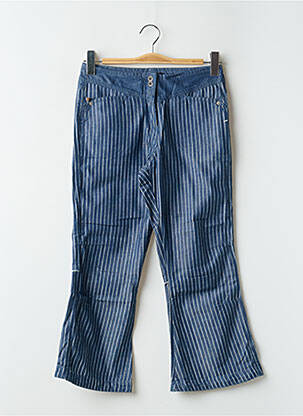 Pantalon trei sferturi albastru TEDDY SMITH femeie