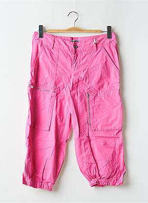 Pantalon trei sferturi roz TEDDY SMITH femeie