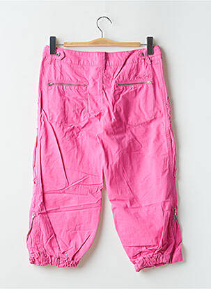 Pantalon trei sferturi talie joasă talie joasă roz TEDDY SMITH femeie