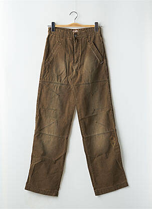 Pantalon drept croială dreaptă maro TEDDY SMITH INDUSTRY băiat
