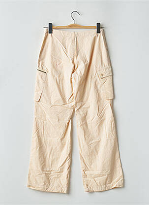 Pantalon cargo croială dreaptă bej TEDDY SMITH INDUSTRY fată