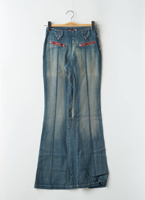 Blugi cu croială evazată albastru TEDDY SMITH femeie