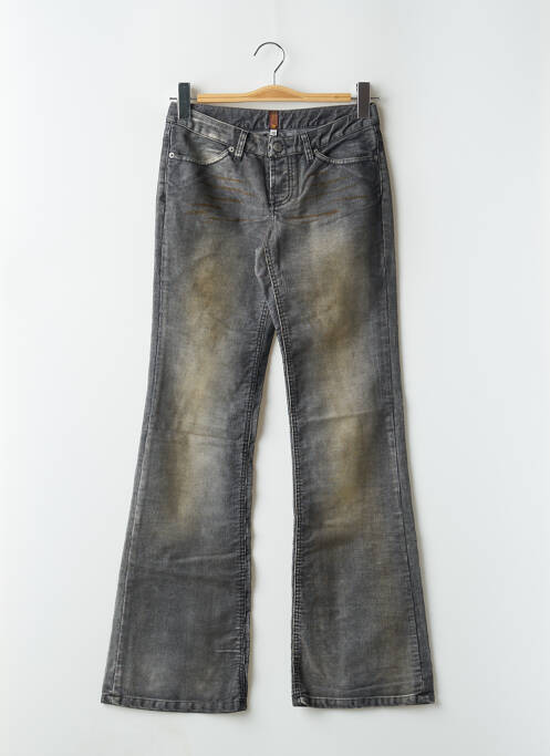 Pantalon evazat gri TEDDY SMITH femeie