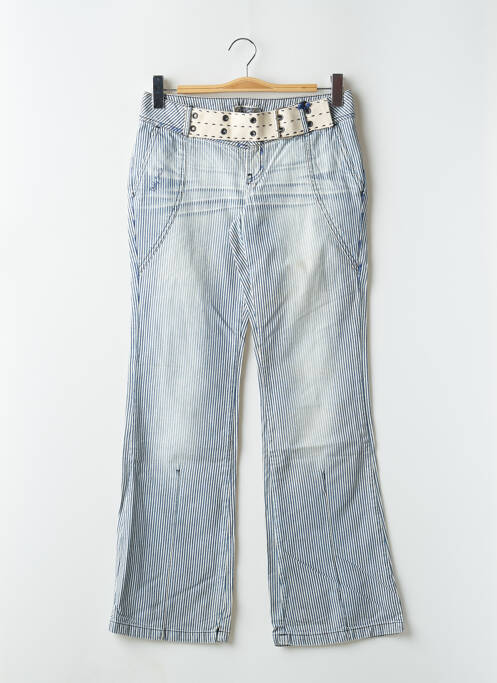 Blugi bootcut albastru TEDDY SMITH femeie