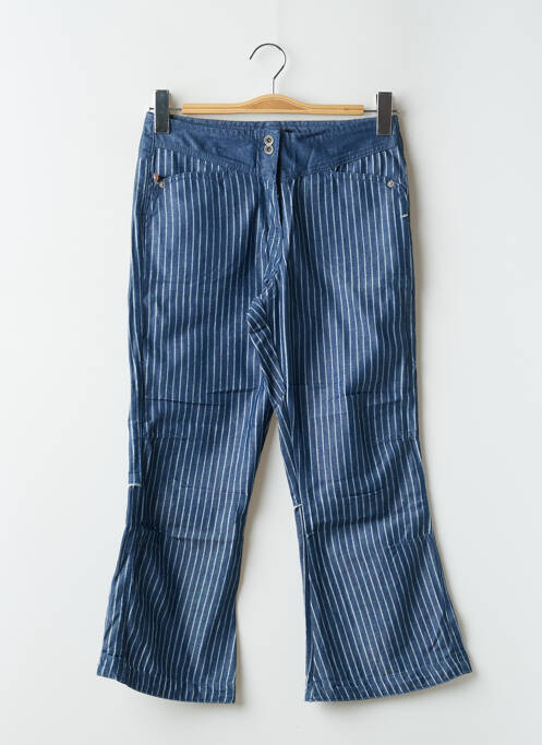 Pantalon trei sferturi albastru TEDDY SMITH femeie