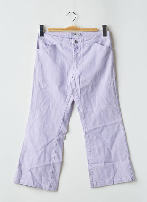 Pantalon trei sferturi violet TEDDY SMITH femeie