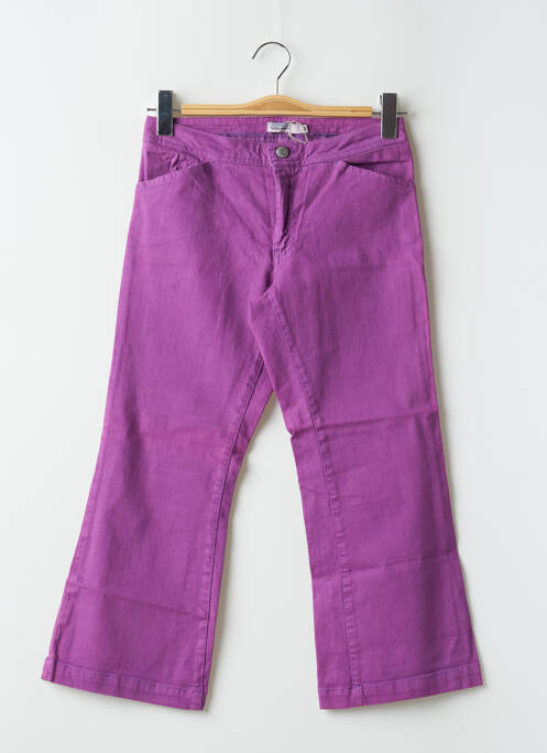 Pantalon trei sferturi violet TEDDY SMITH femeie
