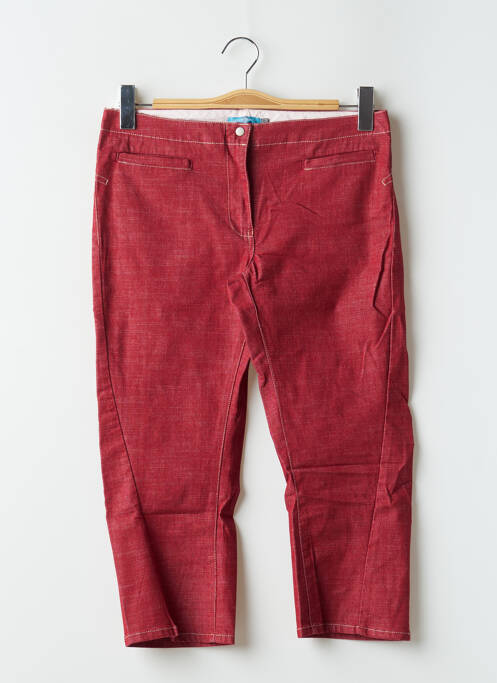 Pantalon trei sferturi roșu TEDDY SMITH femeie