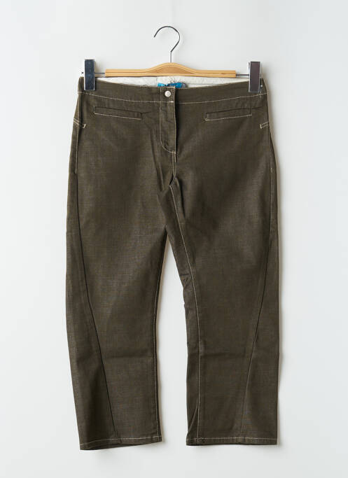 Pantalon trei sferturi verde TEDDY SMITH femeie