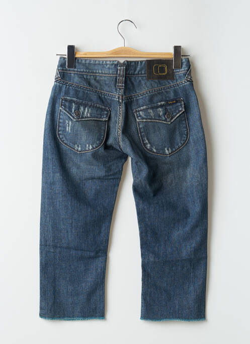 Pantalon trei sferturi albastru TEDDY SMITH femeie