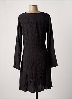 Rochie midi mâneci lungi mâneci lungi negru ICHI femeie