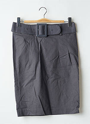 Fustă midi talie cu cleme gri VERO MODA femeie