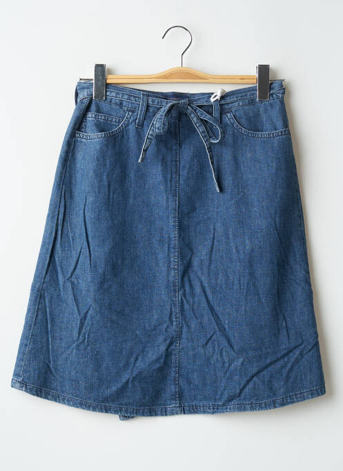 Fustă midi albastru CIMARRON fată