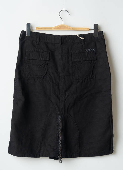 Fustă midi negru SCHOOL RAG femeie