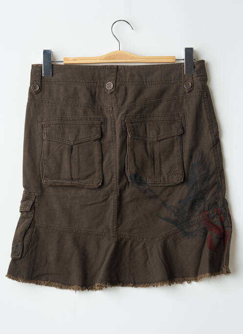 Fustă scurtă maro TEDDY SMITH femeie