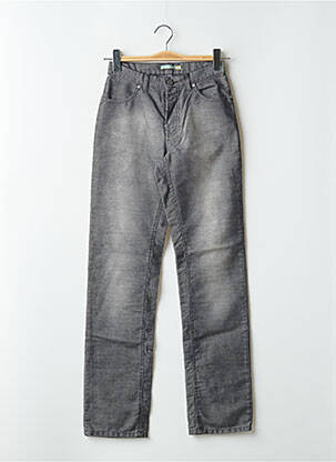 Blugi cu croială dreaptă gri SCHOOL RAG femeie