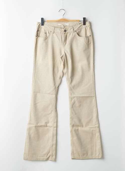 Blugi cu croială dreaptă bej SCHOOL RAG femeie