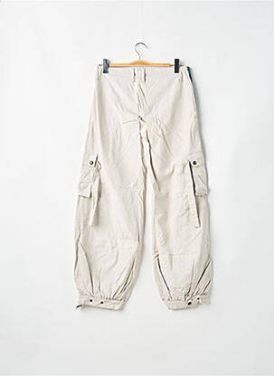 Pantalon cargo țesătură poplin mărime normală bej BE YOU K femeie