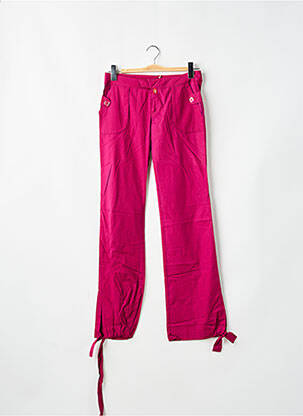 Pantalon evazat închidere cu fermoar sub clapetă cu cârlig talie joasă violet BE YOU K femeie
