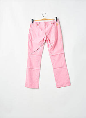 Pantalon drept țesătură poplin talie joasă roz BE YOU K femeie