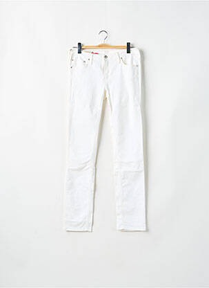 Pantalon slim alb CIMARRON femeie