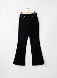 Pantalon evazat elasticitate mărime normală negru CIMARRON femeie